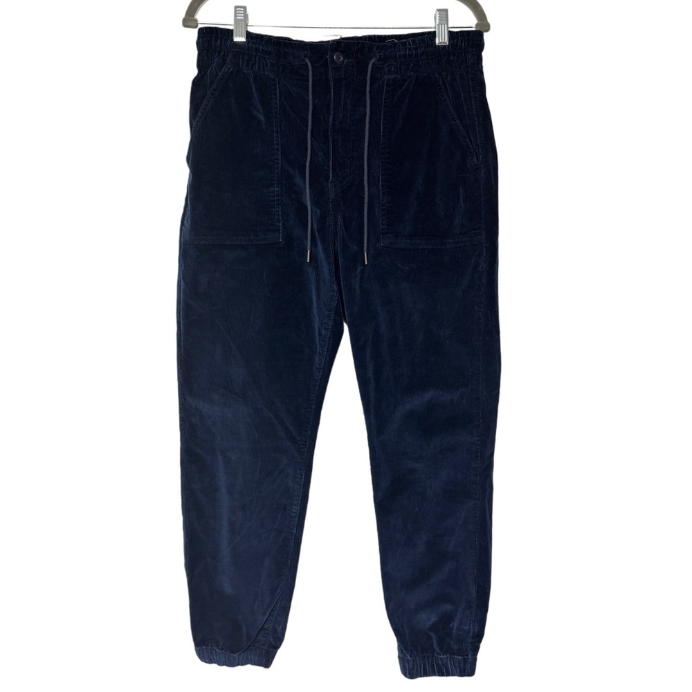{American Eagle} Short Heavyweight Elastic Waist Corduroy Joggers Track Pants